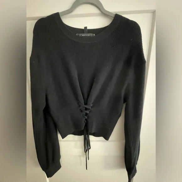 BCBG Sweaters Nwot Bcbg Corset Sweater Poshmark